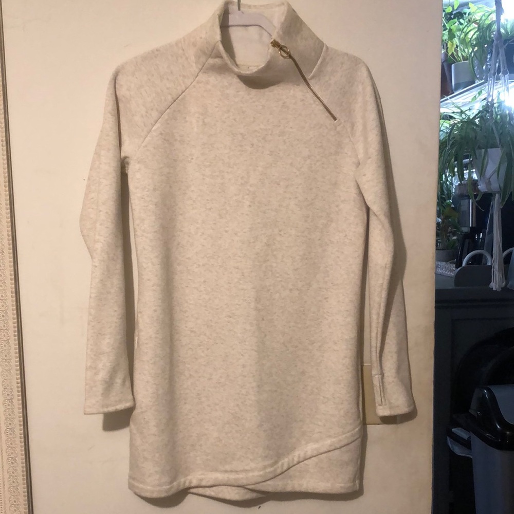 Cozy Karma Asym Sweatshirt Dress